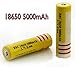 Sunnice® 12Pcs 3.7V 18650 5000mah Rechargeable Lithium Battery (Yellow)