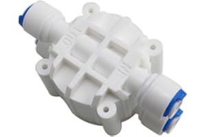 Wantane-4 Way Port Auto Shut Off Valve 1/4" Automatic Shut-Off Valve Water Systems 1/4" Automatic Shut Off Valve For RO reverse osmosis water filtration system -1pcs