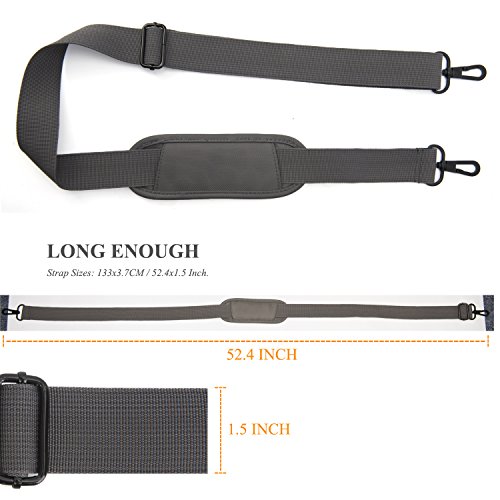 image for BRINCH Adjustable Thick Soft Universal Replacement Shoulder Strap for 