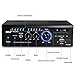 Home Audio Power Amplifier System – 2x120W Dual Channel Theater Power Stereo Receiver Box, Surround Sound w/ USB, RCA, AUX, LED, Remote, 12V Adapter – For Speaker, iPhone – Pyle PCAU46Athumb 1