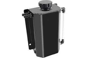BAGARAATAN Universal Coolant Overflow Tank，2L Coolant Reservoir Tank Coolant Level Monitoring Coolant Reservoir Expansion Tank Coolant Recovery Tank（Black）