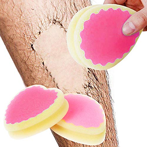 Keepfit 1 Pieces Hair Removal Sponge Depilation Pads Painless Hair Removal Sponge for Face, Leg, Arm and Body Physical Hair Removal Tool, 2021 New Face & Body Hair Depilatories (A)