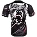 Venum Grizzli Rashguard - Short Sleeves - Black/White-M, Medium