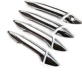 8pcs ABS Chrome Door Handle Covers Trim for Hyundai Elantra 2012-2014 SEDAN ONLY