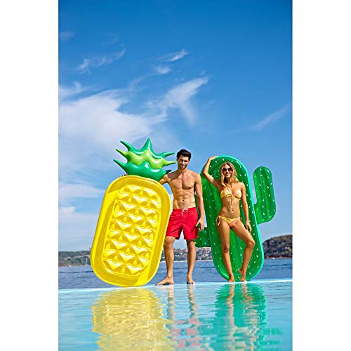 Sunnylife Luxury Adult Inflatable Pool Float Lie Down Beach Toy - Pineapple