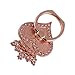 LuckRING Crown Ring Grip 360 Phone Holder Phone Stand for Smartphones and Tablets - Universal use Including The iPhone 6S, Samsung Galaxy S5 S6 Edge iPad & All Other Models Rose Gold