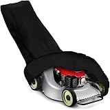 Dokon Lawn Mower Cover Waterproof Windproof 191x110x67cm Black view 1