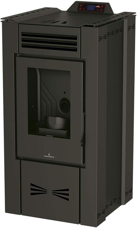 ESTUFA PELLET BRONPI MODELO EVA 16 KW CANALIZABLE
