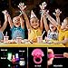 wellvo 38 Pack Light up Rings Party Favors for Kids Flashing Led Toys Glow in The Dark Party Supplies Goody Bag Stuffers