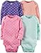 Carter's Baby Girls Multi-Pack Bodysuits 126g336, Assorted, 12 Months