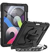 SEYMAC iPad Air 4th Generation Case iPad 10.9 Case 2020 Full Protection Shockproof Case with Scre...