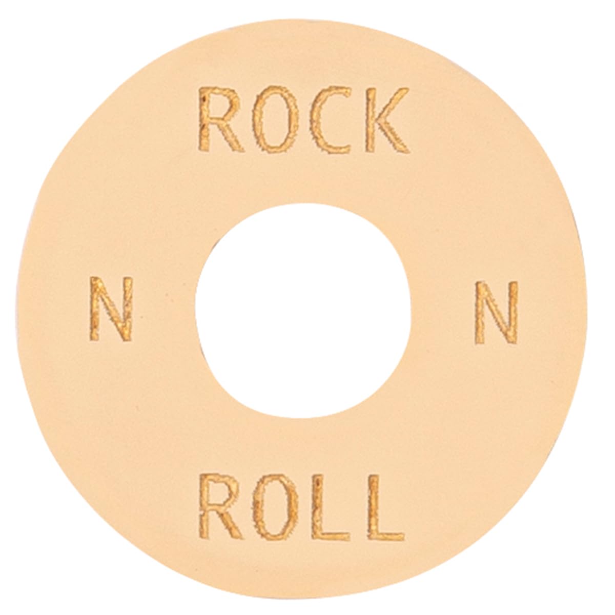 JOE DOE POKER CHIP IN AGED WHITE - ROCK - ROLL