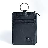 RFID Wallet Key Ring Mini - Protective Wallet for Credit Cards - RFID Blocking Leather Wallets