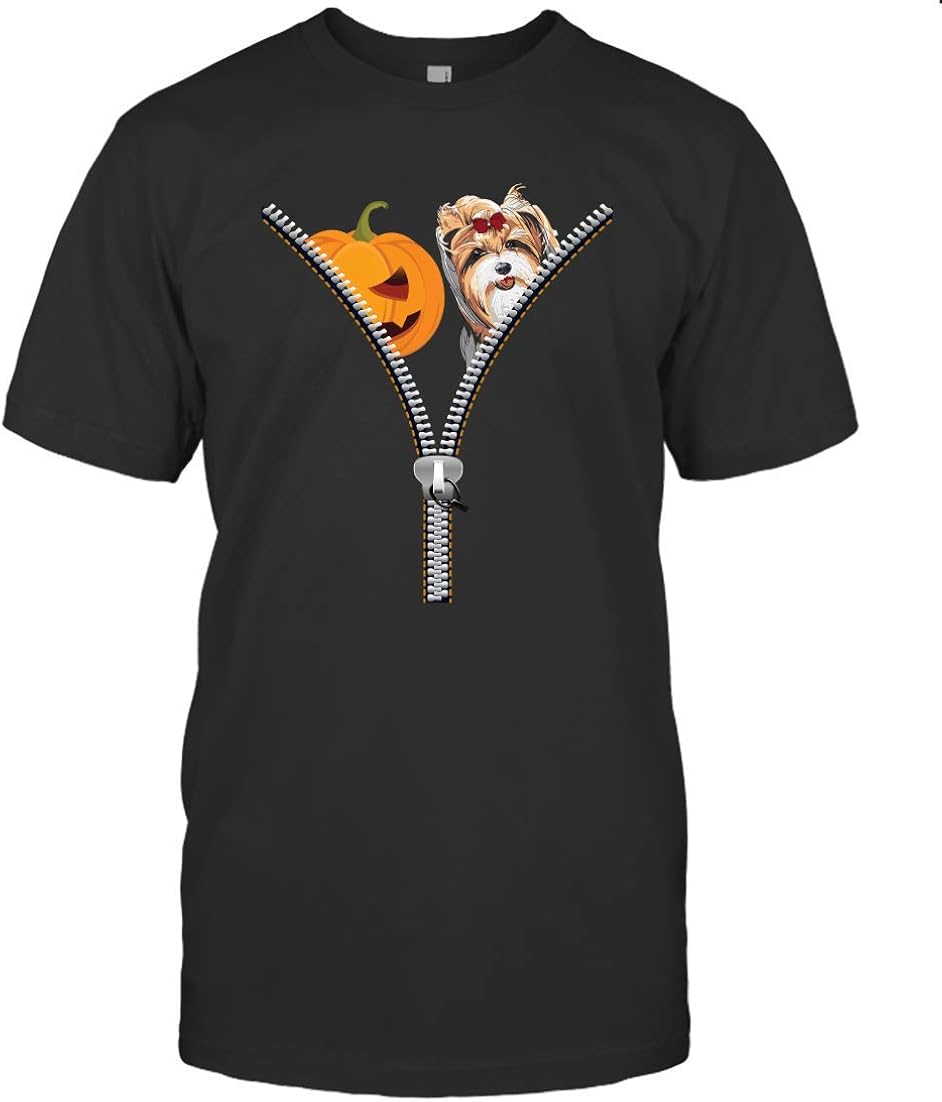 Yorkie Halloween in Shirt T Shirts | Amazon.com