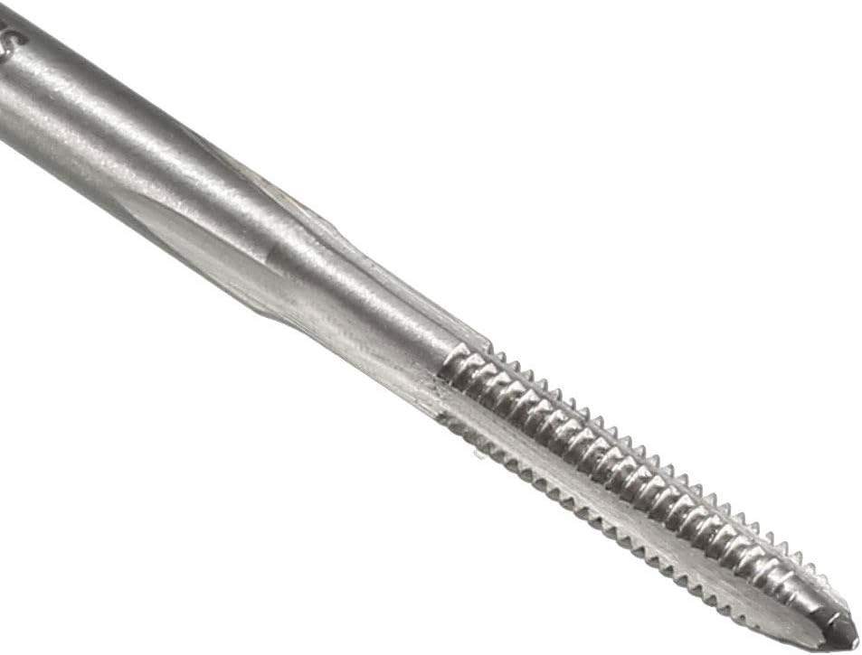 sourcing map Metric Machine Tap M2 H2 High Speed Steel 3 Straight Flutes Screw Tapping Threading Machinist Repair DIY Tool 2pcs - Image 5