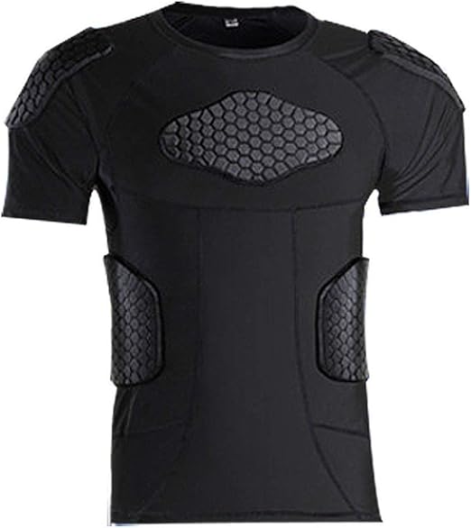 DLGLOBAL Padded Compression Shirt Chest Protector