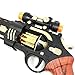 Cool Kids Toys Guns for Boys,Girls Revolver Pistol Lights Sounds Cyber Steampunk