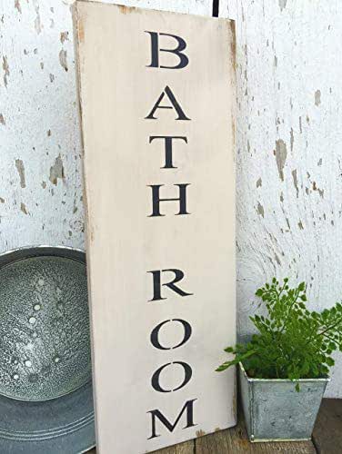 Amazon.com: Rustic Bathroom Decor Wood Sign: Handmade