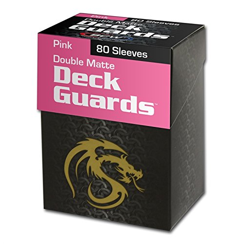 (1) Pink BCW Deck Guard Pack - Trading Card Sleeves - 80 Sleeves per Pack - BCW-DGM80-PNK