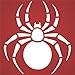 2 Spider Stencil - (size 3.25”w x 3.25”h) Reusable Wall Stencils for Painting - Best Quality Halloween ideas - Use on Walls, Floors, Fabrics, Glass, Wood and More…