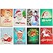 HuaCan Christmas Cards 5D DIY Diamond Painting Round Drill Greeting Thank You Cards Creative 8 Packs