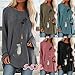 Moilant Women O-Neck T Shirt Cute Cartoon Print Tops Plus Size Casual Blouse Tunic Blackthumb 4