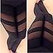 Gillberry High Waist Fitness Yoga Sport Pants Printed Stretch Points Leggings (S, black)