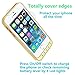 Sykiila 2200 Mah Universal Battery Case Rechargeable Backup Portable Charger for Iphone 5, 5s, 5c, with 4 LED Lights and Built-in Pop-out Kickstand Holder (Gold with Decal)