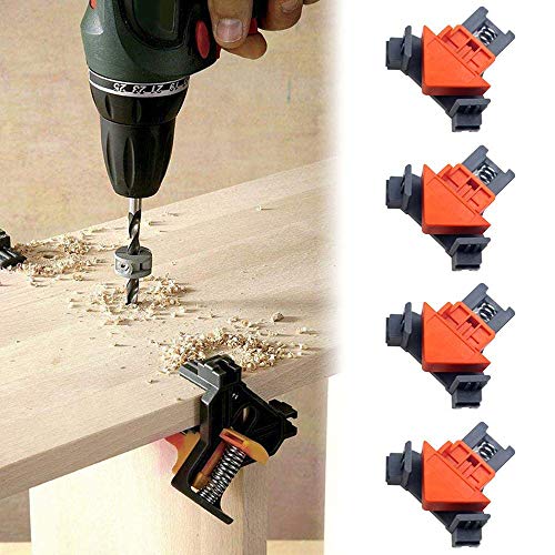Luchuan Angle Clamps, 4PCS Right Angle Fixing Clip,Multifunction