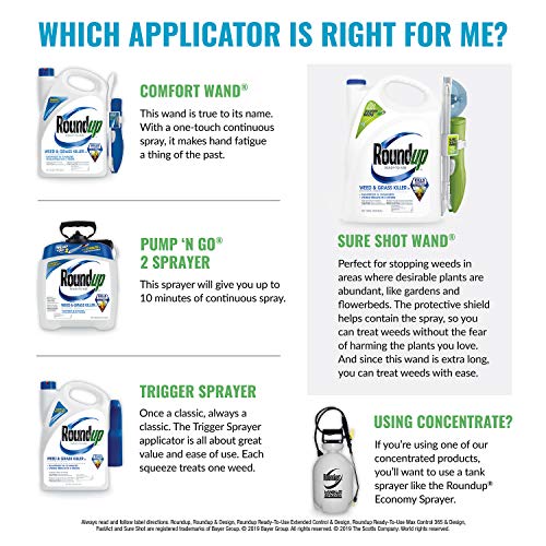 Roundup for Lawns Crabgrass Destroyer1 Tough Weed Killer, Kills