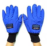 Inf-way 32cm/12.6'' Long Cryogenic Gloves Waterproof Low Temperature Resistant LN2 Liquid Nitrogen Protective Gloves Cold Storage Safety Frozen Gloves (extra-small)