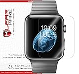 Apple Watch 38mm [6-Pack] KlearKare Screen Protector [Full Screen Coverage] + Lifetime Replacement Program / Smudge Free / Front HD Clear Film / Ultra High Definition and Anti-Bubble Invisible Shield