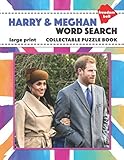 Harry & Meghan Word Search Large Print Collectable Puzzle Book: Royal Wedding Souvenir by Freedom Bell, Freedom Word Search