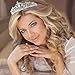 2 Pack Tiara for Girls Tiara Princess Crown Girls Rhinestones Crystal Wedding Bridal Crown Tiara 2 Pack with Comb Women Princess Crown Headband (Style 1)