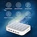 JZBRAIN Multi Device Charging Station 5 Port 5 Cables Included (White)