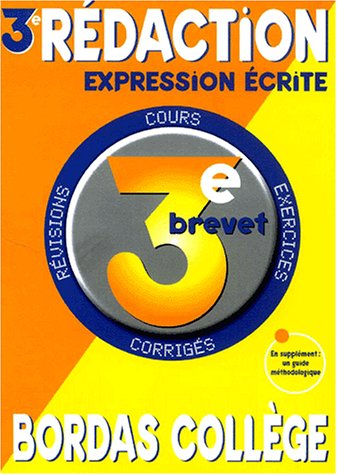 Rédaction, expression écrite, 3e