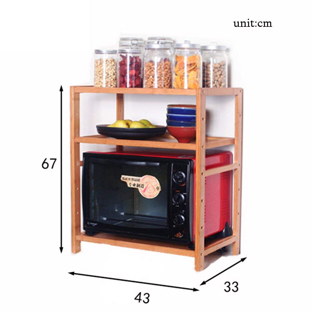 LXDDP Estante Almacenamiento Independiente, Cocina 3 Niveles ...