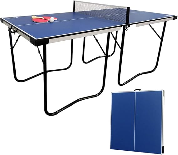 AIPINQI 6ft Table Tennis Table, Foldable Portable Strong MDF Plate Ping ...