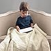 effe bebe Magnolia Cable Knit and Sherpa Baby Blanket 30