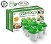 Swenik Egg Cooker without Shell Hard and Soft Boiled Eggs, BPA Free, Non Stick Silicone Made, Egg Steamer, Poacher and Convenient,Easy to Crack, Boil and Pop, 6 Egg Cups (Green)