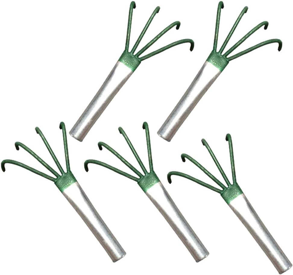 Cabilock 5pcs Garden Hand Cultivator Mini Hand Rake