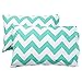 Santa Cruz Turquoise Chevron Twin Extra Long Sheet Set, Twin XL