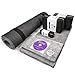 LEVOIT Premium Yoga Set Kit, 8 Pieces Equipment, Includes 1 TPE Yoga Exercise Mat,1 Instruction DVD, 2 Yoga Blocks,2 Yoga Towels,1 Carrying Bag & Strap, Perfect Gift for Yogi & Beginners