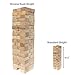 Giant Wooden Tumbling Timbers | Mega-Sized Pine Blocks Stacking Game for Indoor Outdoor Use | Puzzles Like Fun for Kids & Adults | Heavy Duty Duffle Bag Included | Topple or Tumble the Tower to Win