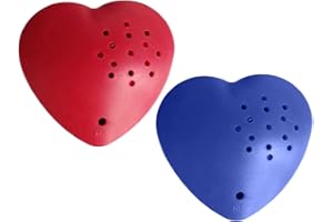 2Pcs Heart Shaped 60 Second Voice Recorder for All Stuffed Animals, Voice Sound Recorder Module for Plush Toy, Recordable Sou