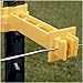 Zareba IT5XY-Z Snap-on 5-Inch Extender Insulator, 25 per Bag, Yelllow