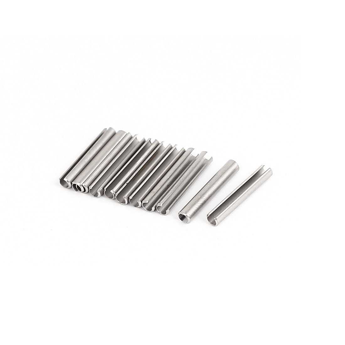 Sourcingmap M3x20mm 304 Stainless Steel Split Spring Roll Dowel Pins 10Pcs