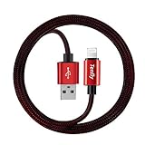 Lightning Cable 6ft, Tenfly Premium 2M 6ft High Speed Lightning Charging Cord Strong Material Braided Tangle-Free Charge & Sync USB Data Cables for Apple iPhone / iPad (iOS)