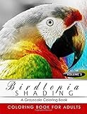 BirdTopia Shading Volume 3: Bird Grayscale coloring books for adults Relaxation Art Therapy for Busy People (Adult Coloring Books Series, grayscale fantasy coloring books) by 