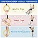 Yes4All Olympic Gymnastic Rings with Flexible Buckles (Yellow)